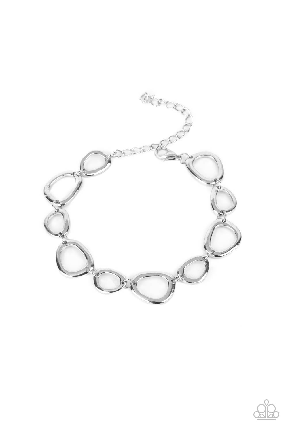 Paparazzi All That Mod - Silver Bracelet