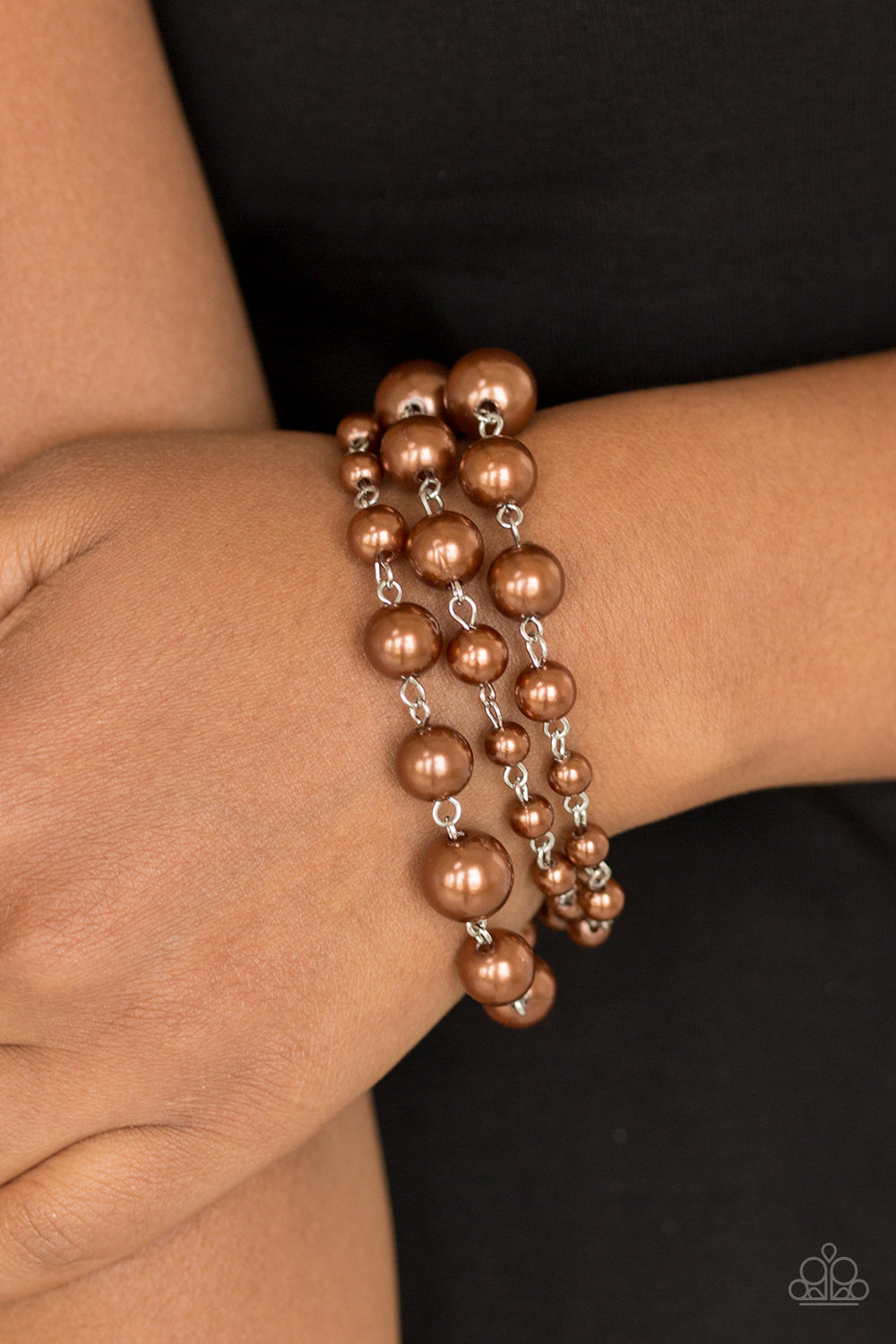 Paparazzi Until The End Of TIMELESS - Brown Bracelet