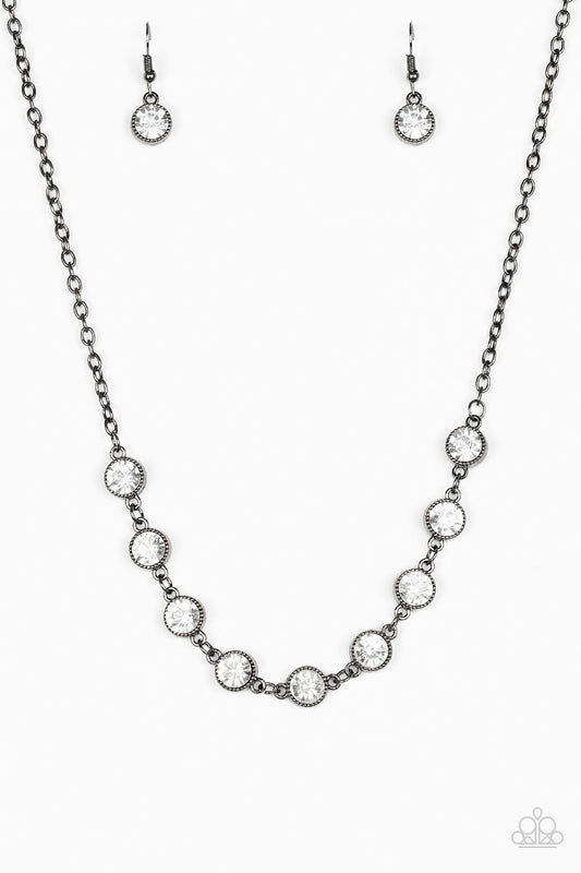 Paparazzi Starlit Socials - Black Necklace