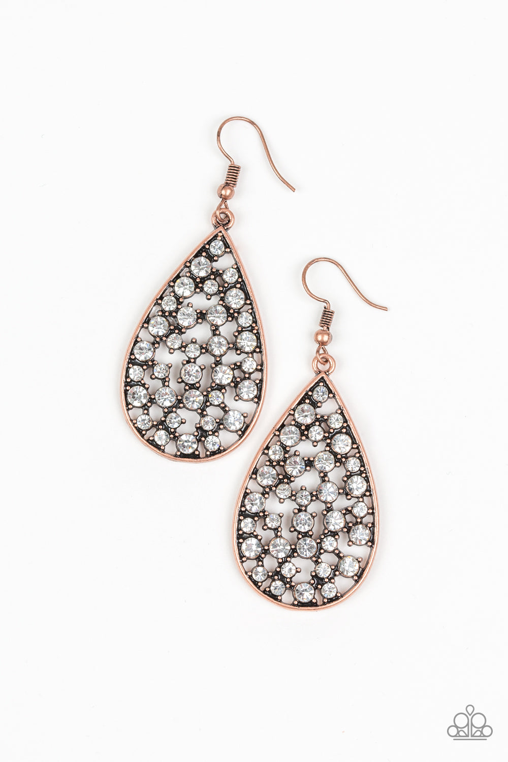 Paparazzi Call Me Ms. Universe - Copper Earrings