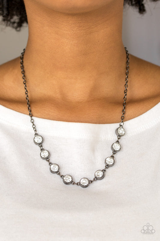 Paparazzi Starlit Socials - Black Necklace