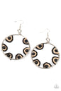 Paparazzi Off The Rim - Black Earrings