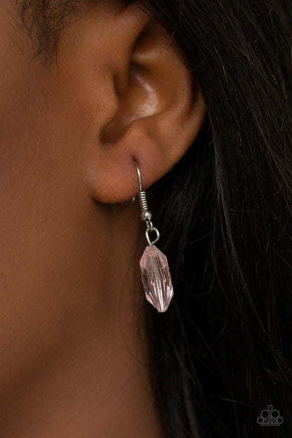 Paparazzi GLOW And Steady Wins The Race - Pink Necklace