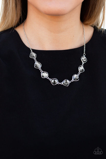 Paparazzi The Imperfectionist - Silver Necklace