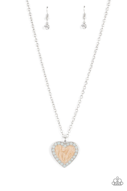 Paparazzi Heart Full Of Luster - Brown Necklace
