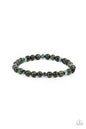 Paparazzi Interstellar Solitude - Green Urban Bracelet