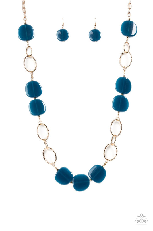 Paparazzi Posh Promenade - Blue Necklace