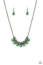 Paparazzi Graciously Audacious - Green Necklace