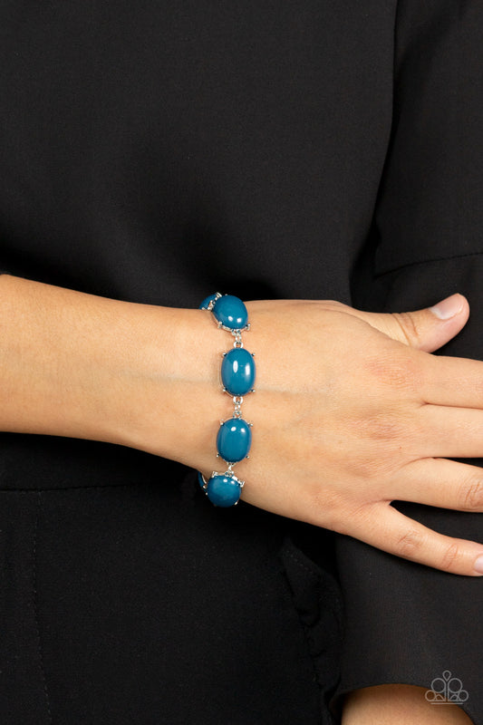 Paparazzi Confidently Colorful - Blue Bracelet