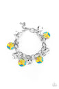 Paparazzi Teasingly Tie Dye - Yellow Multi Bracelet