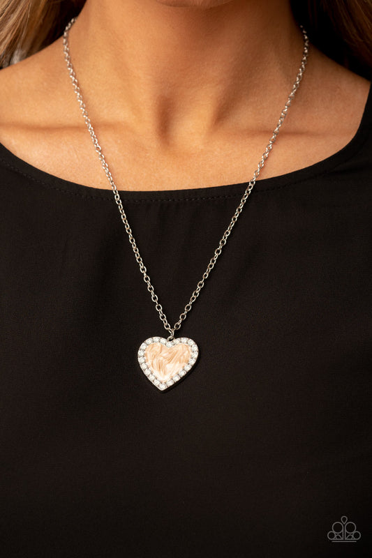 Paparazzi Heart Full Of Luster - Brown Necklace