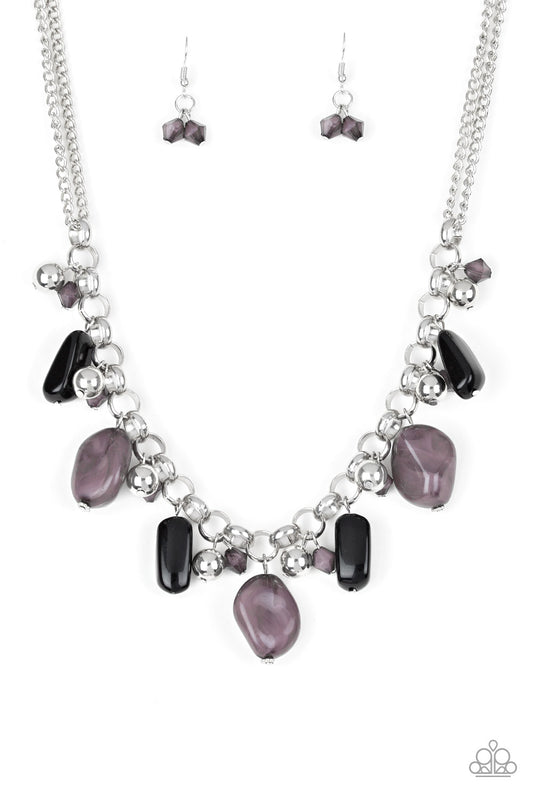 Paparazzi Grand Canyon Grotto - Black Necklace
