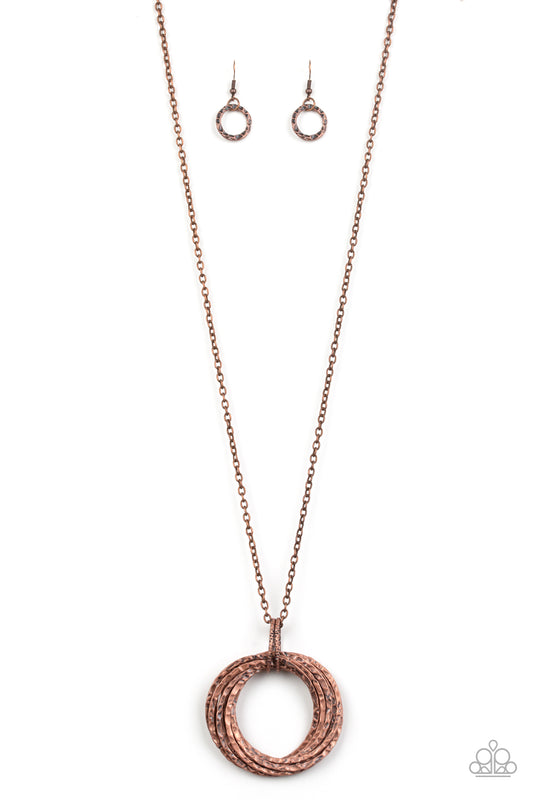 Paparazzi Metal Marathon - Copper Necklace