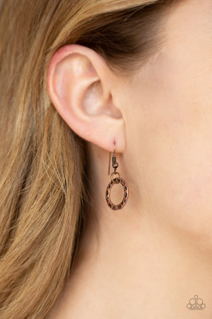 Paparazzi Metal Marathon - Copper Necklace