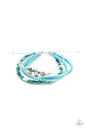 Paparazzi Holographic Hike - Blue Urban Bracelet