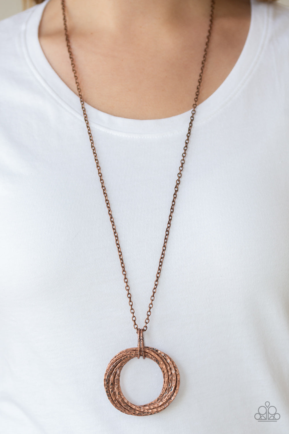 Paparazzi Metal Marathon - Copper Necklace