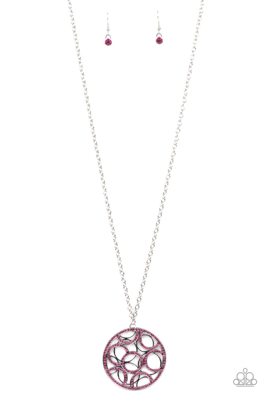 Paparazzi Thanks A MEDALLION - Pink Necklace