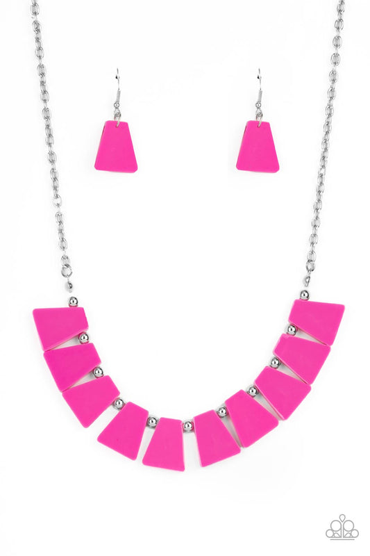 Paparazzi Vivaciously Versatile - Pink Necklace