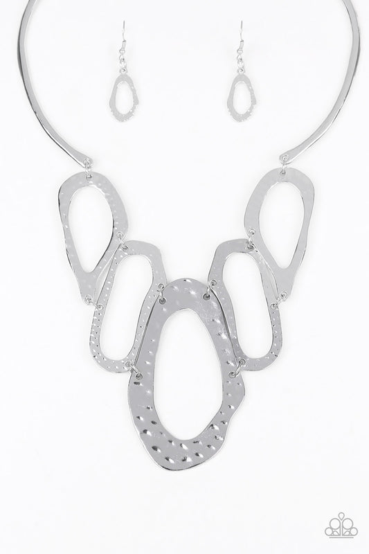 Paparazzi Prime Prowess - Silver Necklace