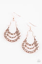 Paparazzi Hang ZEN! - Rose Gold Earrings