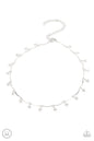 Paparazzi Little Miss Americana - Silver Choker Necklace