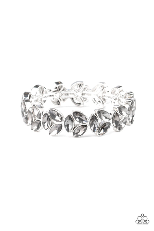 Paparazzi Gilded Gardens - Silver Bracelet