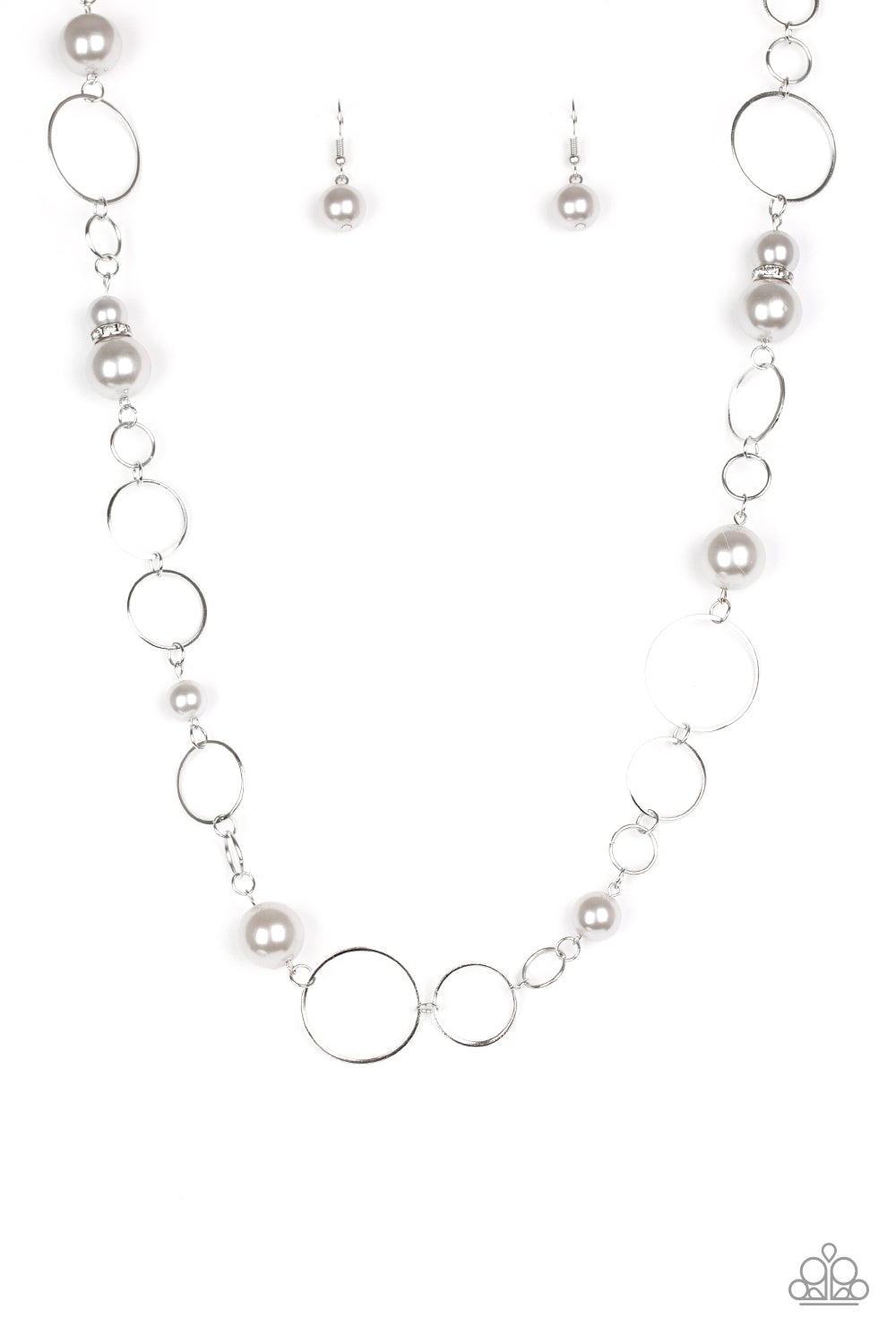 Paparazzi Lovely Lady Luck - Silver Necklace