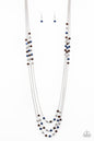 Paparazzi Seasonal Sensation - Blue Multi Necklace