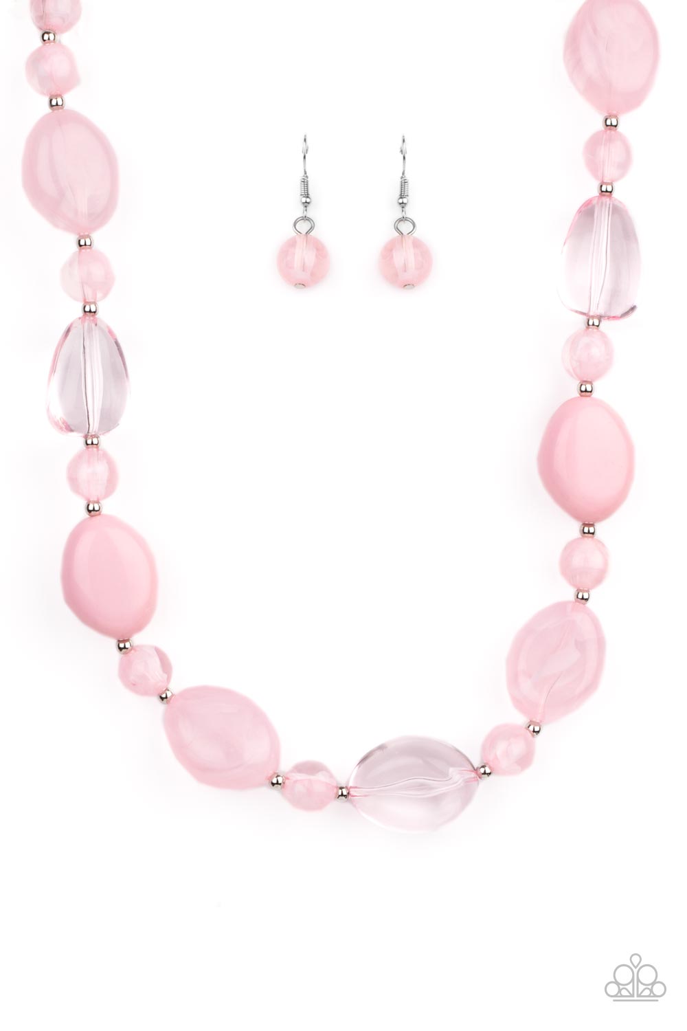 Paparazzi Staycation Stunner - Pink Necklace