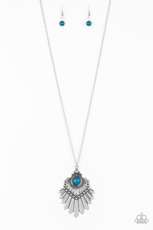 Paparazzi Inde-PENDANT Idol - Blue Necklace