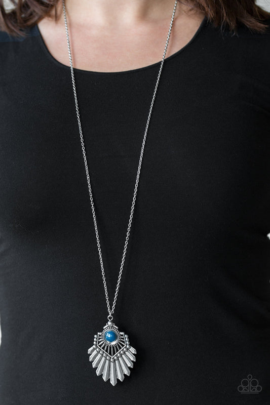 Paparazzi Inde-PENDANT Idol - Blue Necklace