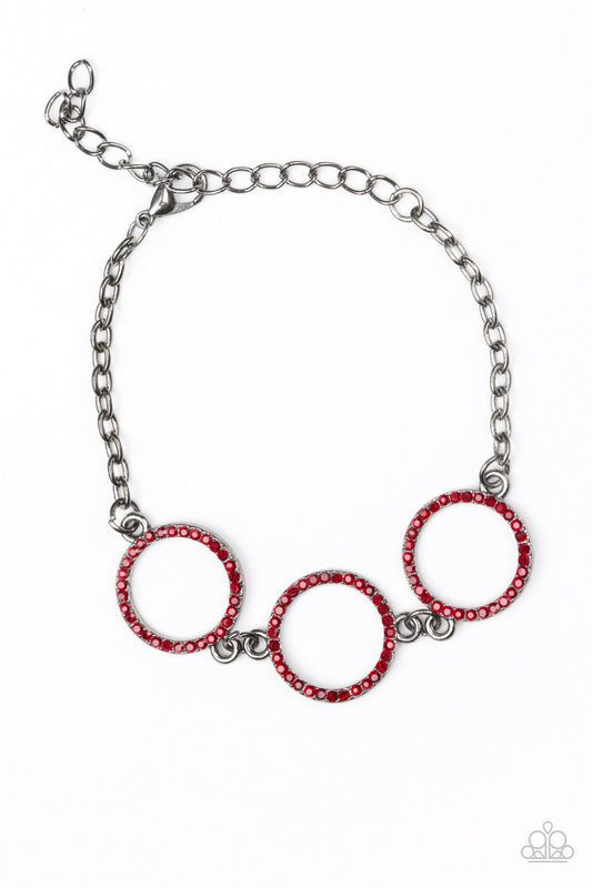 Paparazzi Dress The Part - Red Bracelet