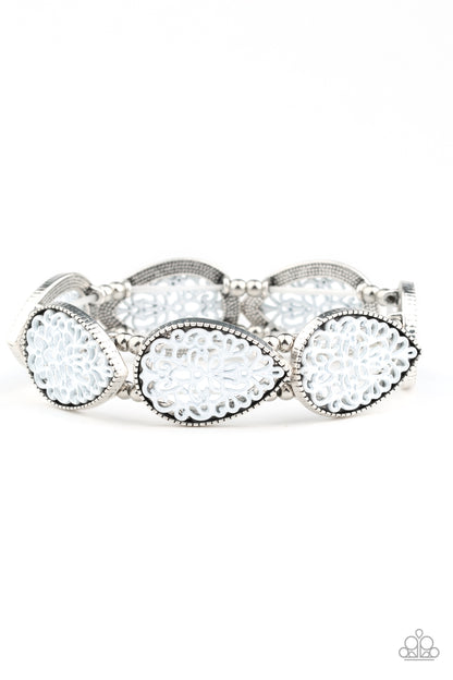 Paparazzi Heirloom Hunter - White Bracelet