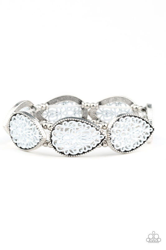 Paparazzi Heirloom Hunter - White Bracelet