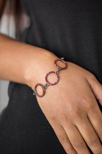 Paparazzi Dress The Part - Red Bracelet