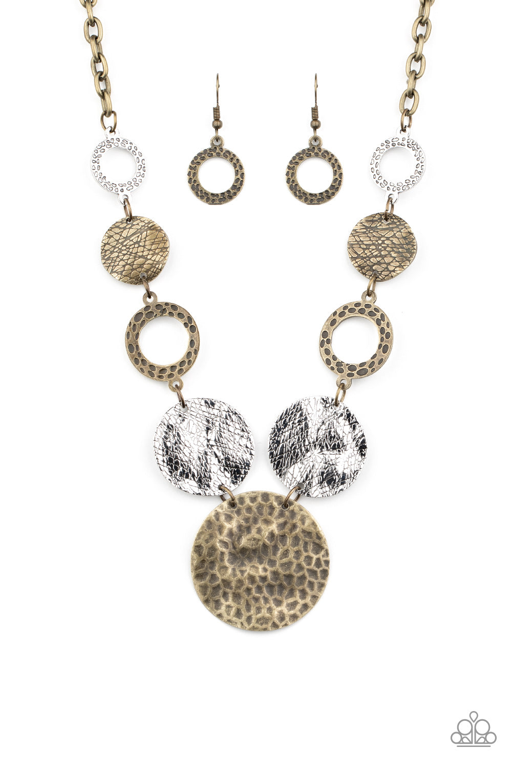 Paparazzi Terra Adventure - Brass Multi Necklace