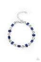 Paparazzi Out In Full FIERCE - Blue Bracelet