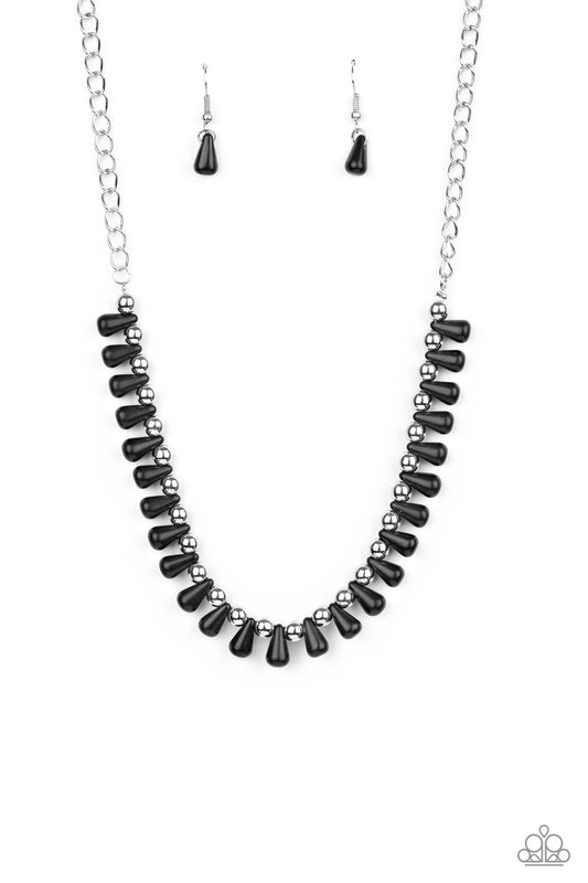 Paparazzi Extinct Species - Black Necklace