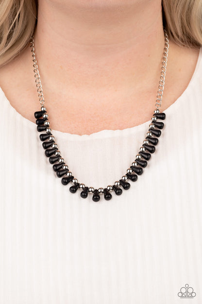 Paparazzi Extinct Species - Black Necklace