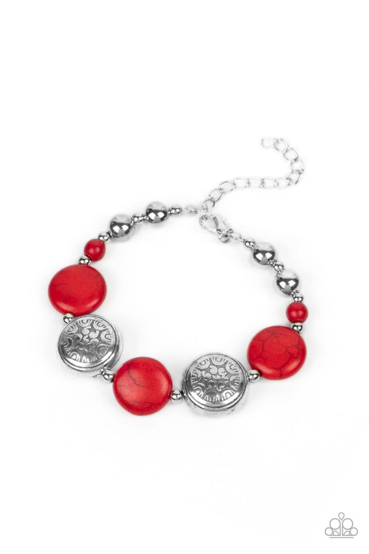 Paparazzi Oasis Orchard - Red Bracelet