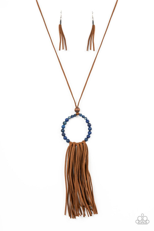 Paparazzi Namaste Mama - Blue Necklace