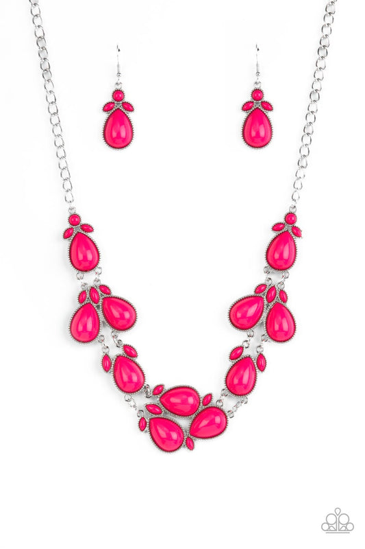 Paparazzi Botanical Banquet - Pink Necklace