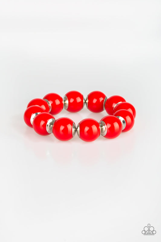 Paparazzi Candy Shop Sweetheart - Red Bracelet