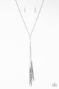 Paparazzi Timeless Tassels - Silver Necklace