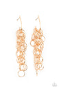 Paparazzi Long Live The Rebels - Gold Earrings