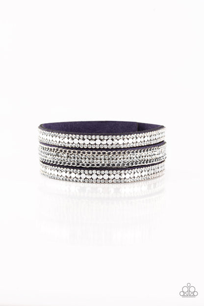 Paparazzi Fashion Fanatic - Blue Wrap Bracelet