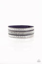Paparazzi Fashion Fanatic - Blue Wrap Bracelet