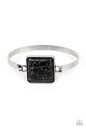 Paparazzi Turning A CORNERSTONE - Black Bracelet