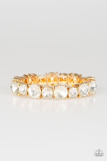 Paparazzi Born To Bedazzle - Gold Bracelet