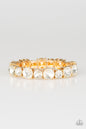 Paparazzi Born To Bedazzle - Gold Bracelet